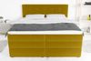 99rooms Dante Boxspringbett Velours KRONOS Gelb Taschen-Federung 140x200 cm Bild 2
