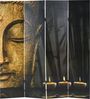 Foto-Paravent Buddha, Paravent Raumteiler Trennwand ~ 180x160 cm Bild 4