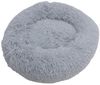 Hundebett Hundekissen Hundekorb 40 cm Plüsch Tierbett Hundesofa Katzenbett Grau Bild 3