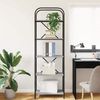 Bücherregal | Standregal Graues Sonoma 60 x 30 x 183 cm Holzwerkstoff Bild 4