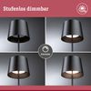 Paulmann 76996 LED Akkuleuchte Gilo 2700K IP44 dimmbar schwarz Bild 3