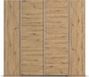 rauch Kleiderschrank, Dreh- und Schwebetürenschrank KRONACH, 4-türig, Eiche Artisan, 225 x 210 x 59 cm Bild 2