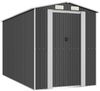 vidaXL Geräteschuppen Anthrazit 192x357x223 cm Verzinkter Stahl 3147451 Bild 2