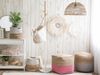 Pouf rosa 44x44 cm KIRAMA Bild 3