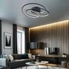 LED Deckenlampe, Ring Design, Switch Dimmer, L 60 cm, GALE Bild 2