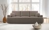 Selsey 'Barletto' 3-Sitzer-Sofa mit Schlaffunktion und Stauraum, Bouclé, Altrosa Bild 2