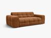 Micadoni Sofa Kendal 3-Sitzer Samt Kamel Bild 2