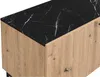 Vente-unique - LIOMENA TV unit Holz, Platte SchwarzBeige - B 40 cm x H 55 cm x L 180 cm Bild 5