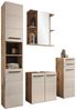 Spiegelschrank Sylt / Split, Holzwerkstoff, Holzfarben, Verspiegelt, 60 x 71 x 20 cm Bild 4