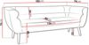 Sofa Bonezi 3 (Farbe: Kronos 53) Bild 5