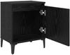 vidaXL Nachttisch Schwarz Eichen-Optik 40 x 30 x 50 cm Holzwerkstoff 875109 Bild 5
