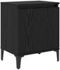 vidaXL Nachttisch Schwarz Eichen-Optik 40 x 30 x 50 cm Holzwerkstoff 875109 Bild 2
