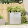 vidaXL Pflanzkübel 80x40x80 cm Edelstahl 860714 Bild 3