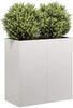 vidaXL Pflanzkübel 80x40x80 cm Edelstahl 860714 Bild 1