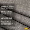 ANRO Küchenläufer Premium Einfarbig RUNNA Läufer Küchenteppich Stoff-Teppich, Rechteckig, Höhe: 3 mm, Stoff schmutzabweisend 67x100cm Uni Taupe robust Bild 2
