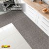 ANRO Küchenläufer Premium Einfarbig RUNNA Läufer Küchenteppich Stoff-Teppich, Rechteckig, Höhe: 3 mm, Stoff schmutzabweisend 67x100cm Uni Taupe robust Bild 4