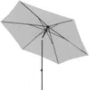 Doppler myZone Sonnenschirm / Mittelmastschirm "Push Up 300", hellgrau, Ø 300 cm Bild 2