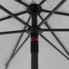 Doppler myZone Sonnenschirm / Mittelmastschirm "Push Up 300", hellgrau, Ø 300 cm Bild 5