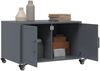 vidaXL Couchtisch Anthrazit 68x50x43,5 cm Stahl 846688 Bild 4