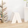 vidaXL Hocker 2 Stk. Weiß 40x40x45 cm Massivholz Kiefer 823660 Bild 3