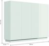 Raumwunder Schuhschrank Alius-XL 4 Türen 36 Paar Asche : Asche / Grafit Bild 3
