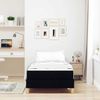 vidaXL Boxspringbett mit Matratze Schwarz 90 x 200 cm Stoff 3398537 Bild 3