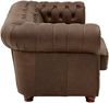 Sofa 3-Sitzer Kalea Echtleder (Antikoptik) braun Bild 3