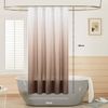 Duschvorhang Textil Polyester Stoff Schimmelresistent Wasserdicht Waschbar Bild 2