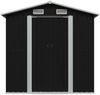 vidaXL Gartenschuppen Anthrazit Stahl 204 x 132 x 186 cm 47028 Bild 2