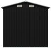 vidaXL Gartenschuppen Anthrazit Stahl 204 x 132 x 186 cm 47028 Bild 5