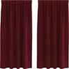 vidaXL Verdunkelungsvorhänge 2 pcs Weinrot 140 x 175 cm Samt 4107304 Bild 2