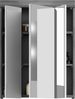 Spiegelschrank Stirling / Scout, Glas, Holzwerkstoff, Grau, Verspiegelt, 60 x 79 x 18 cm Bild 3