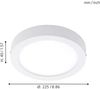 Eglo 96669 Smart Light LED Aufbaulauchte FUEVA-C Ø22,5cm rund, dimmbar in weiß, 2700-6500K Connect RGB+TW Bild 5