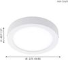 Eglo 96669 Smart Light LED Aufbaulauchte FUEVA-C Ø22,5cm rund, dimmbar in weiß, 2700-6500K Connect RGB+TW Bild 4