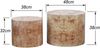 2er Couchtisch-Set, verschachtelbar, 48 x 48 x 38 cm/38 x 38 x 32 cm, aus Massivholz, MDF und natürlichem Burl-Furnier Bild 5