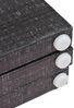 vidaXL Raumteiler klappbar 160 x 170 cm Federn Schwarz-Weiß 245890 Bild 5