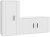 vidaXL 2-tlg. TV-Schrank-Set Weiß Holzwerkstoff 3188470 Bild 2