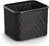 ZELLER 14558 Aufbewahrungskorb aus Polyester/Bambus, SCHWARZ ca. 40,5 x 33 x 30 cm Bild 2