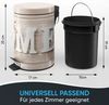 Sanilo Kosmetikeimer mit Motiv, viele schöne Bad Mülleimer zur Auswahl, 3 Liter, Abfalleimer mit Absenkautomatik & Innenbehälter Bild 3