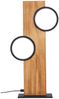 Brilliant Leuchten Tischleuchte Cheesy G99934-76 matt schwarz holz 3000K Bild 3