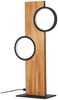 Brilliant Leuchten Tischleuchte Cheesy G99934-76 matt schwarz holz 3000K Bild 4