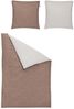 Irisette Mako-Satin Bettwäsche Set Crown-K 8404 terra 135x200 cm + 1 x Kissenbezug 80x80 cm Bild 2