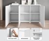 OTTO home Sideboard Kenia, moderne grifflose Kommode mit 3 Türen, Breite 120 cm (1 St), Push-to-Open-Fronten, höhenverstellbaren Einlegeböden Bild 3