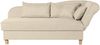 Recamiere mit Armteil rechts klappbar Katia Bezug Flachgewebe Buche natur / beige 22655 Bild 2