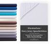 Hometex Premium Textiles Spannbettlaken Exclusive Split Topper-Spannbettlaken, Jersey, Gummizug: rundum, 100% Baumwolle Premium Qualität 160 g/m² Bild 4