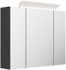 Badmöbelset Taifun 80cm 2tlg mit Spiegelschrank grafit : Grafit Bild 4