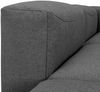 Ecksofa mit Hocker links Kattrina Flachgewebe anthrazit Bild 5