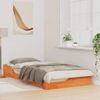 vidaXL Bettrahmen Wachsbraun 100 x 200 cm Massives Kiefernholz 873387 Bild 3