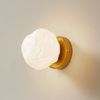 Lindby Wandleuchte Piatra, Glas Weiß IP20, 1 x 8 W LED Bild 2
