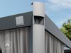 PRIMEYARD Gartenpavillon 3x3 m mit Polycarbonatdach - Hardtop Pavillon mit 4 Seitenteilen in Grau Bild 4